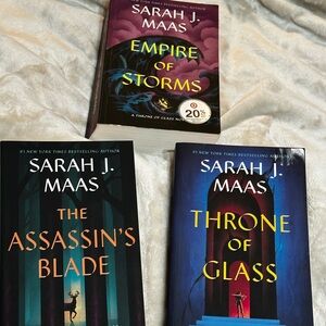 Book Set - Empire of Storms, The Assassin's Blade, Throne of Glass